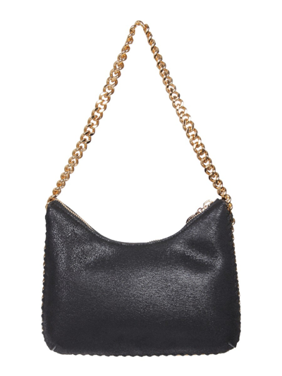 Shop Stella Mccartney Mini Falabella Shoulder Bag In Black