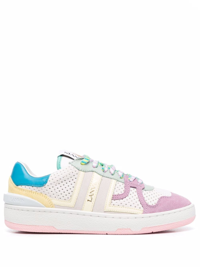 Shop Lanvin Sneakers In White Yellow