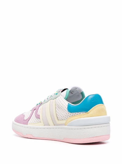 Shop Lanvin Sneakers In White Yellow