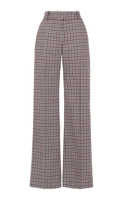 Shop Martin Grant Women's Wool-blend Wide-leg Pants In Multi