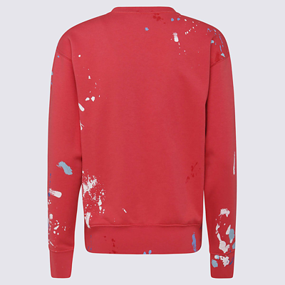 Polo Ralph Lauren Paint Splatter Polo Bear Sweatshirt In Red | ModeSens