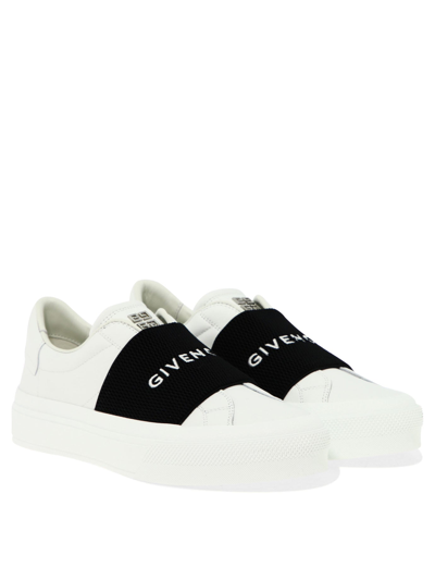 Shop Givenchy "city" Sneakers In White