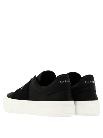 Shop Givenchy "new City" Sneakers In Black  