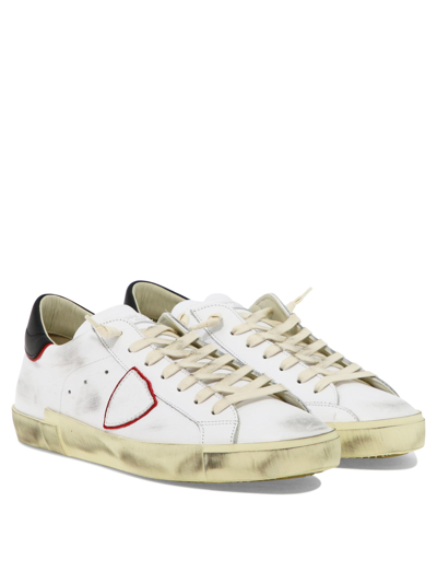 Shop Philippe Model Paris "prsx" Sneakers In White