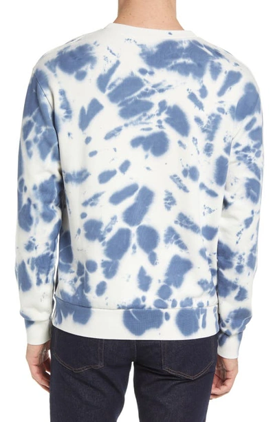 Shop Apc Olivier Organic Cotton Crewneck Sweatshirt In Indigo