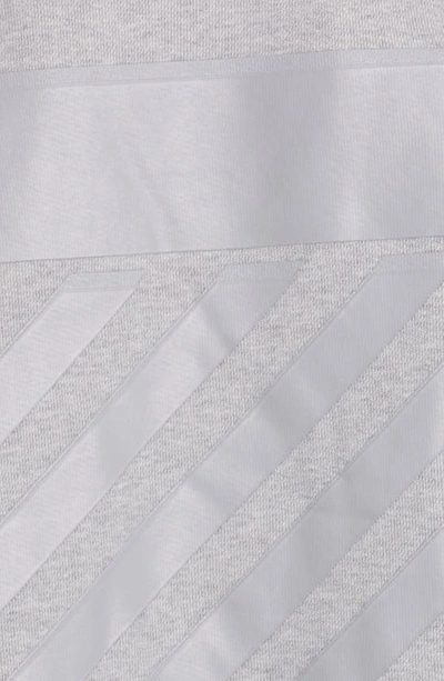 Shop Off-white Diagonal Stripe Sweatshirt In Melange Grey
