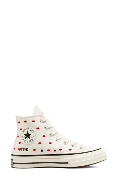 Shop Converse Gender Inclusive Chuck 70 Hi Sneaker In White/red/egret