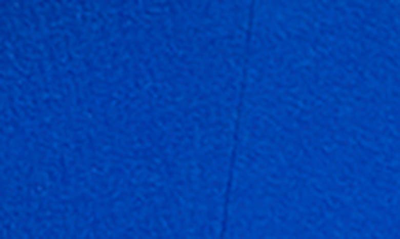 Dress The Population Alicia Mixed Media Midi Dress In Electric Blue