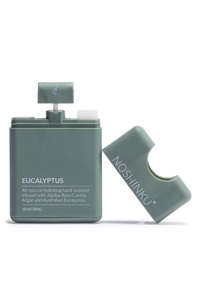 Noshinku Refillable Rejuvenating Travel Size Hand Sanitizer In Eucalyptus