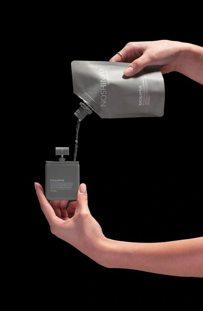 Noshinku Refillable Rejuvenating Travel Size Hand Sanitizer In Eucalyptus