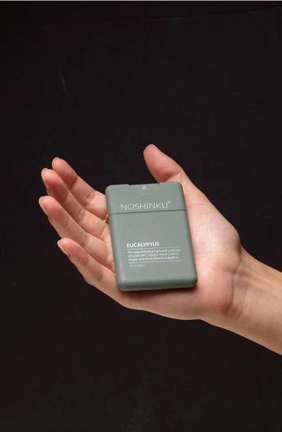 Noshinku Refillable Rejuvenating Travel Size Hand Sanitizer In Eucalyptus