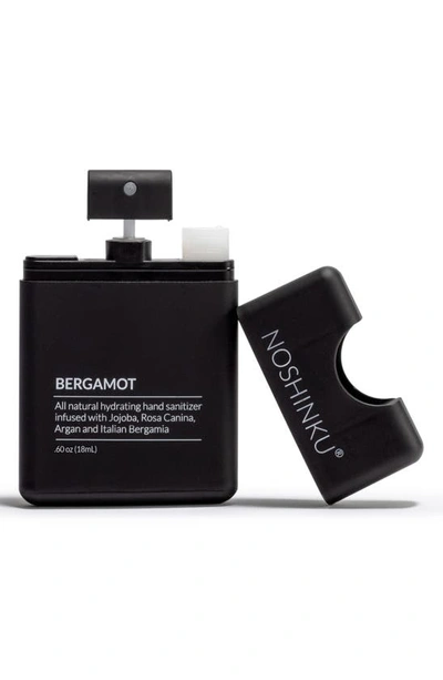Noshinku Refillable Rejuvenating Travel Size Hand Sanitizer In Bergamot