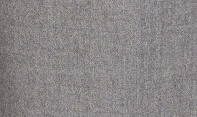 Shop Berle Super 110s Flat Front Wool Dress Pants In Light Grey