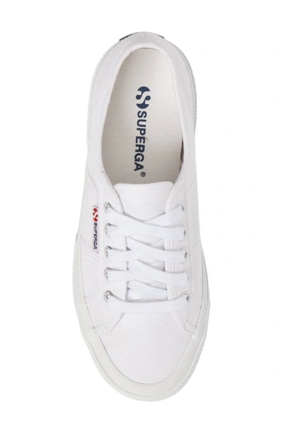 Shop Superga Cotu Sneaker In White Canvas