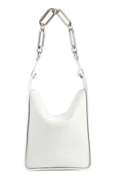Shop Balenciaga Small Tool 2.0 Chain Leather Tote In White