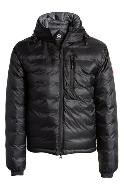 Shop Canada Goose 'lodge' Slim Fit Packable Jacket In Black