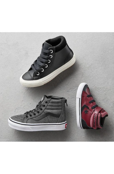 Shop Vans 'sk8-hi' Sneaker In Black/ Charcoal