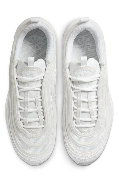 Nike Air Max 97 Sneakers In Triple White In White/ White/ White