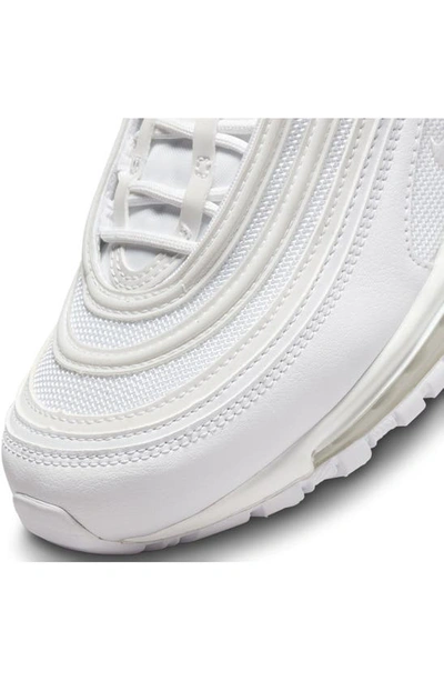 Nike Air Max 97 Sneakers In Triple White In White/ White/ White