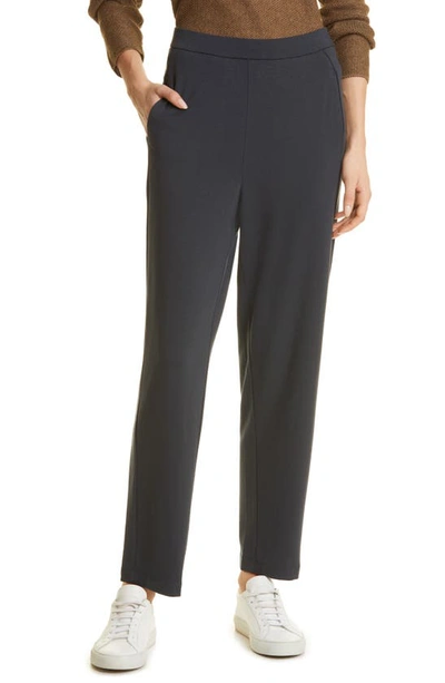 Shop Eileen Fisher Slouch Ankle Pants In Graphite