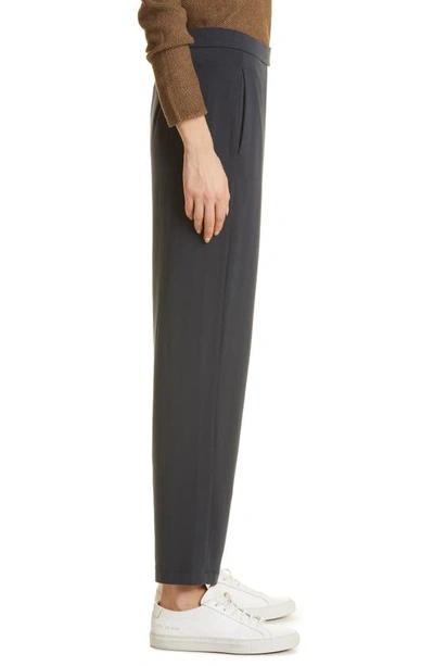 Eileen Fisher Slouch Ankle Pants In Graphite
