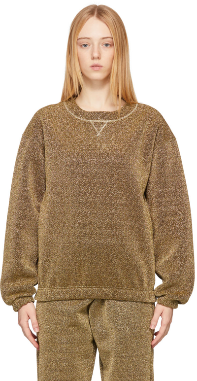 Oseree Gold Lumière Sweatshirt In Sand
