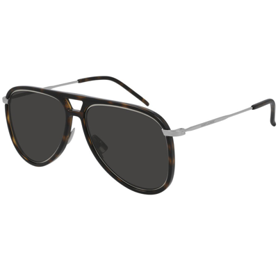 Shop Saint Laurent Classic 11 Sunglasses Brown