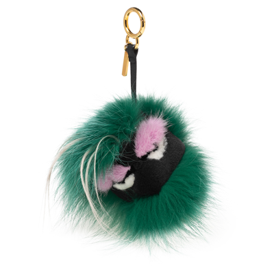 Pre-owned Fendi Multicolor Fur Monster Bag Charm