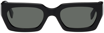 Shop Retrosuperfuture Black Teddy Sunglasses