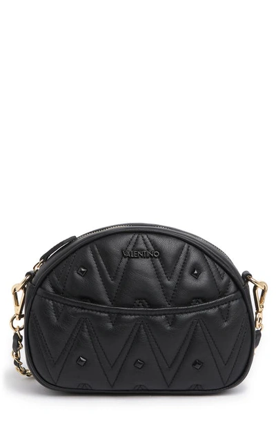 Shop Valentino By Mario Valentino Amelie Leather Crossbody Bag In Black