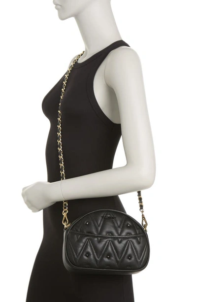 Shop Valentino By Mario Valentino Amelie Leather Crossbody Bag In Black