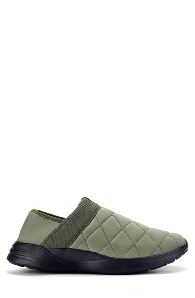 Shop Polar Armor Quilted Slipper In Olive