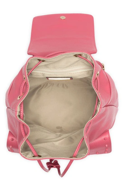 Shop Valentino By Mario Valentino Simeon Preciosa Studded Leather Backpack In Pink Sorbet