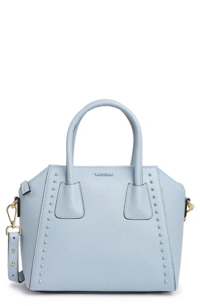 Shop Valentino By Mario Valentino Minimi Studded Leather Tote Bag In Sky Blue