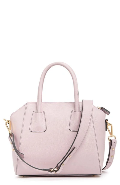 Shop Valentino By Mario Valentino Minimi Leather Tote Bag In Lavender