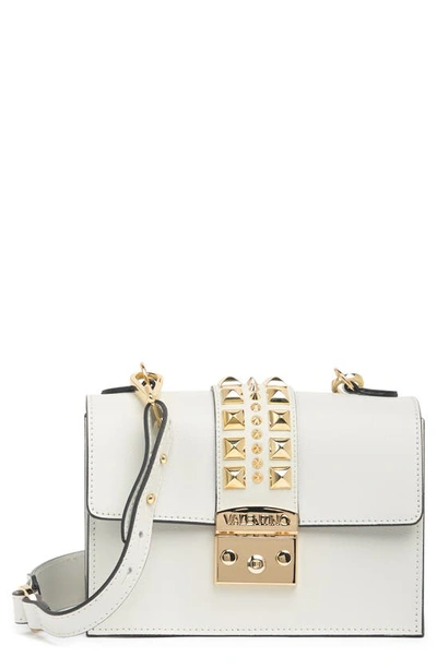 Daphne Studded Leather Crossbody Bag In Frozen Ice