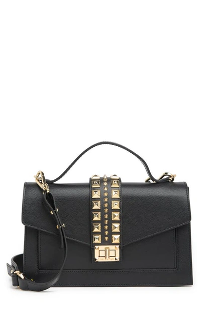 Shop Valentino By Mario Valentino Adrienne Top Handle Bag In Black