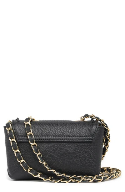 Shop Valentino By Mario Valentino Francine Preciosa Studded Leather Crossbody Bag In Black