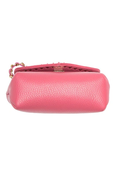 Shop Valentino By Mario Valentino Francine Leather Crossbody Bag In Pink Sorbet