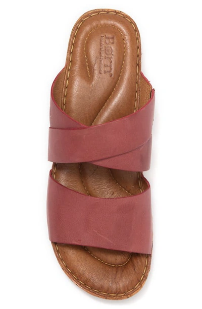 Shop Born Luna Wedge Sandal In Red F/ G