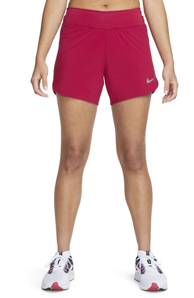 Shop Nike Eclipse Running Shorts In Mystic Hibiscus