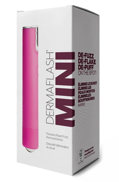 Shop Dermaflash Mini Precision Peach Fuzz Removal Device In Hot Pink