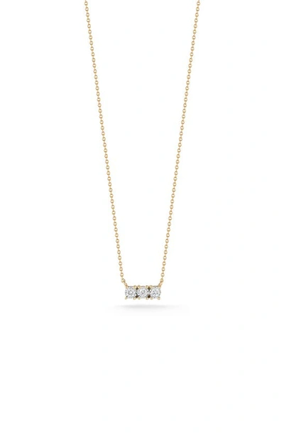 Shop Dana Rebecca Designs Ava Bea Diamond Bar Necklace In Yellow Gold