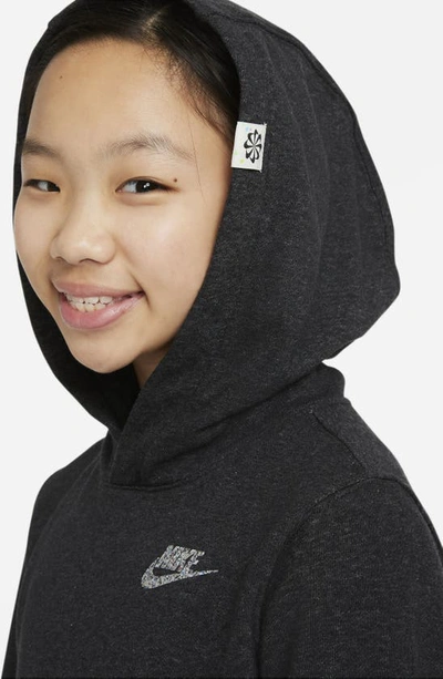Shop Nike Sportswear Bk Fleece Hoodie In Black/ White
