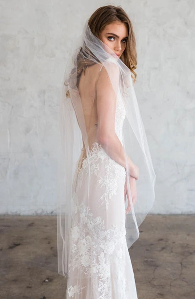 Brides And Hairpins Charlie Tulle Knee Length Veil In Ivory