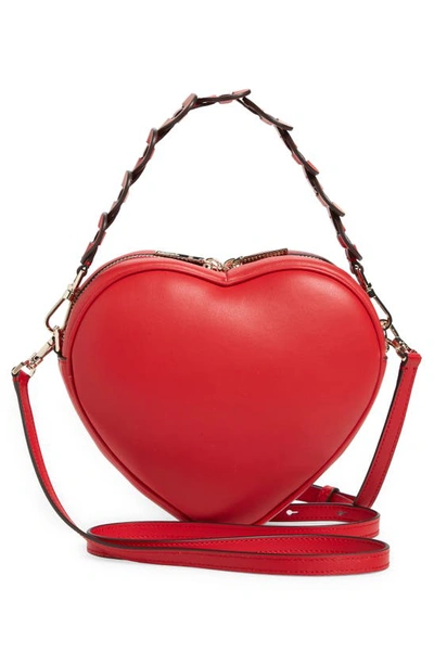 Kate Spade Heartbreaker 3d Heart Crossbody Bag In Lingonberry | ModeSens