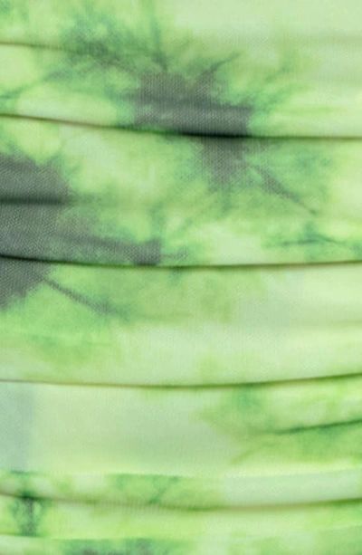 Shop Afrm Capri Crop Camisole In Lime Green Tie Dye