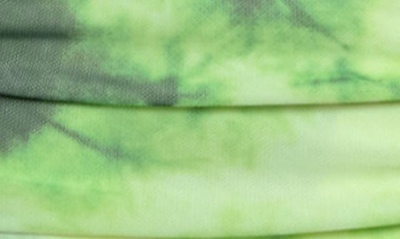 Shop Afrm Capri Crop Camisole In Lime Green Tie Dye