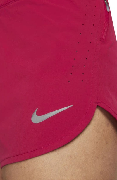 Nike Eclipse High Waist Running Shorts In Mystic Hibiscus