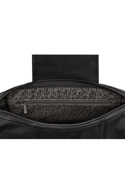 Shop Longchamp Top Handle Backpack In Black
